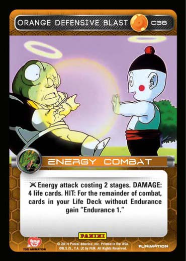 Orange Defensive Blast (FOIL)